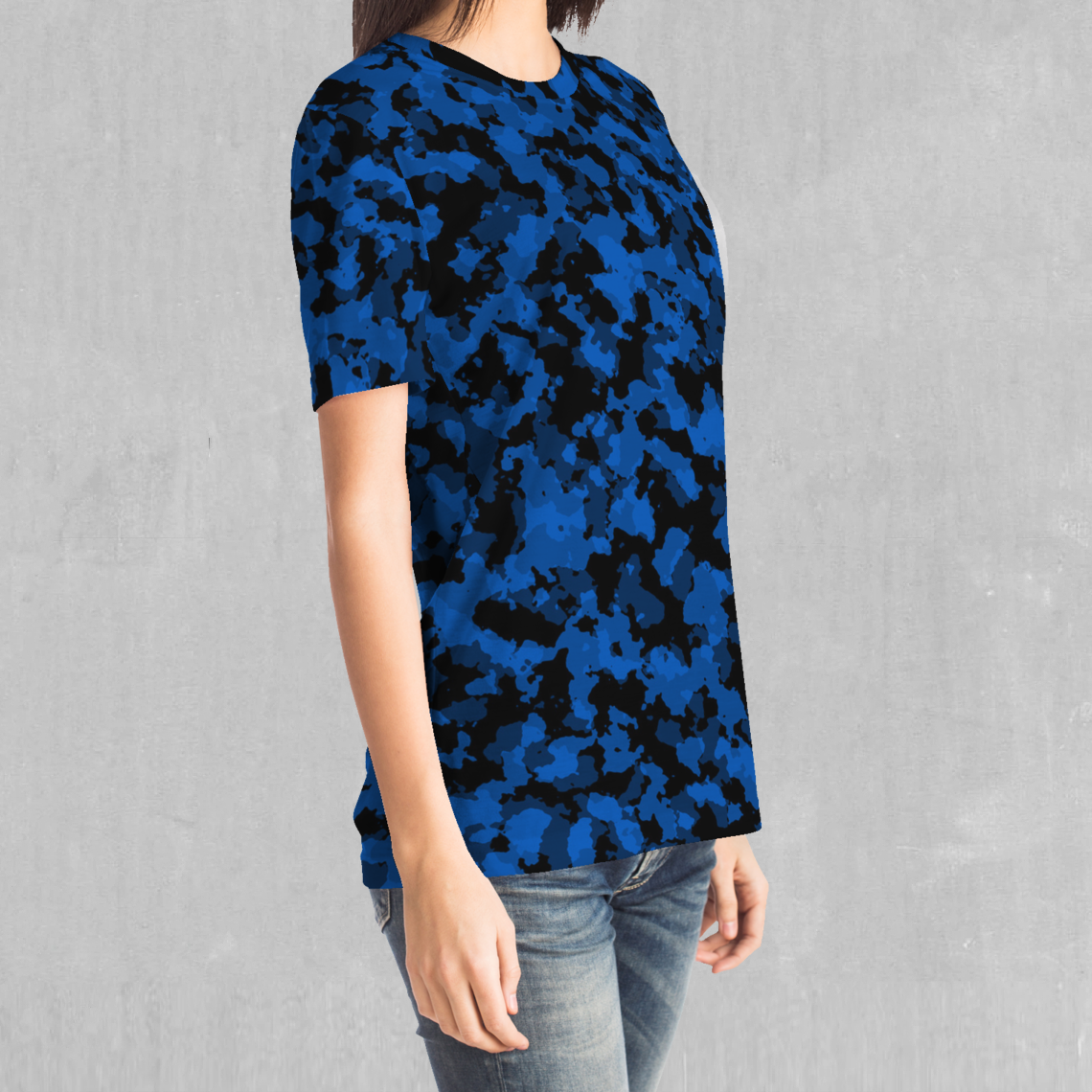 Oceania Blue Camo Tee