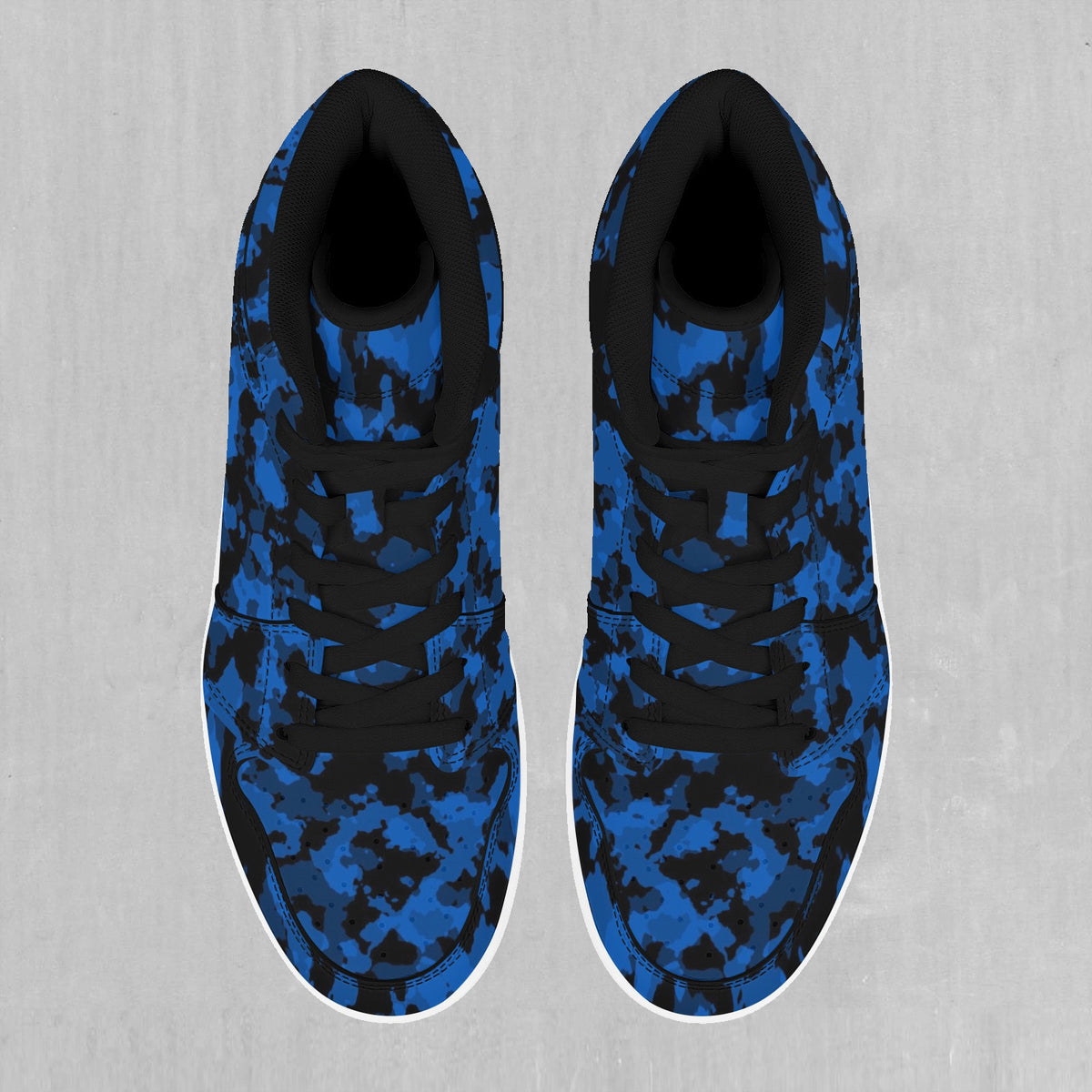 Oceania Blue Camo High Top Sneakers