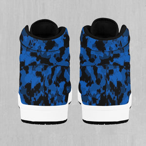 Oceania Blue Camo High Top Sneakers