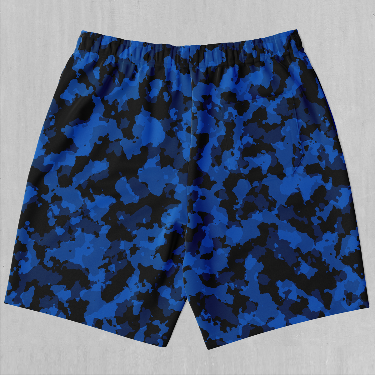 Oceania Blue Camo Shorts - Festival Clothing, Rave Outfits, EDM Gear