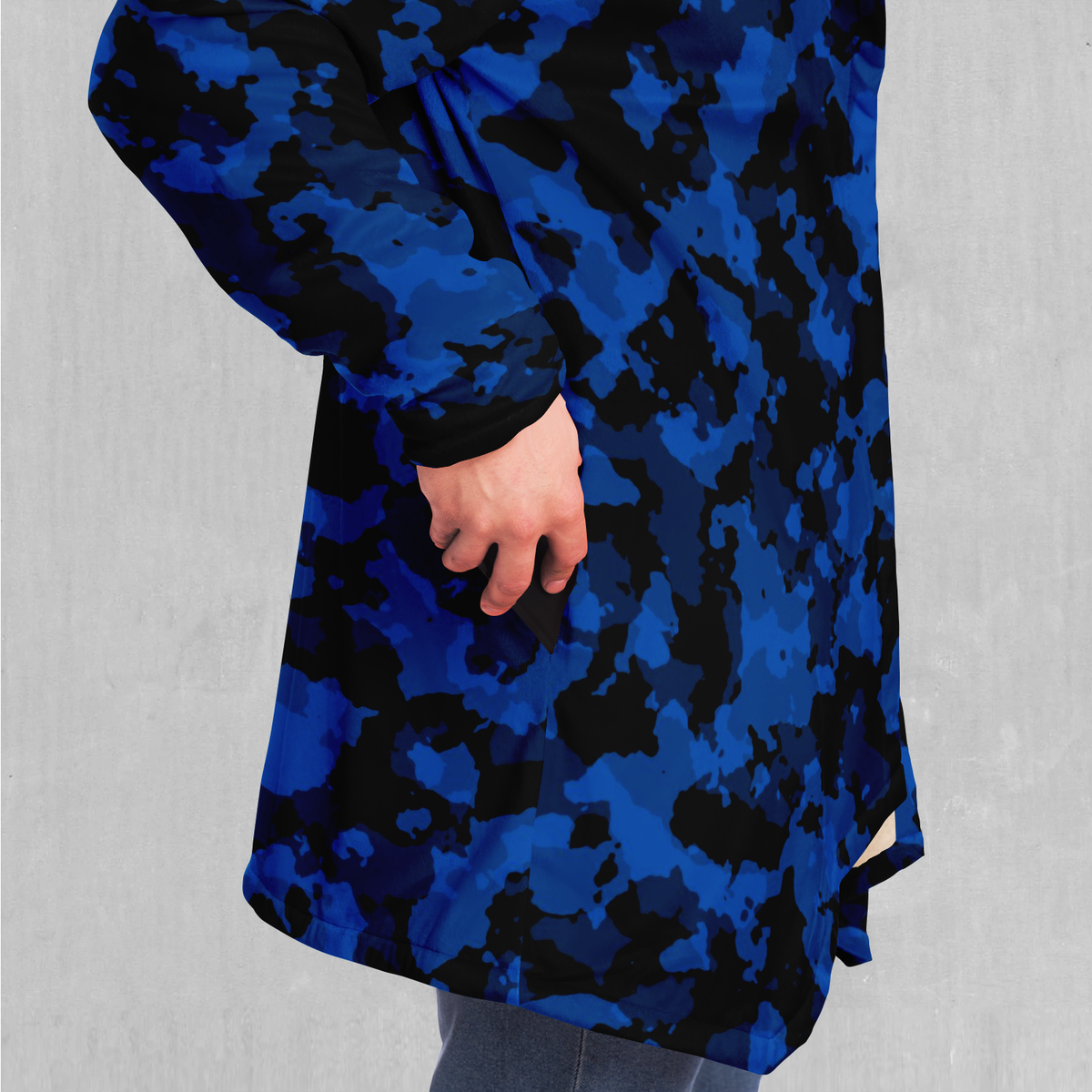 Oceania Blue Camo Cloak