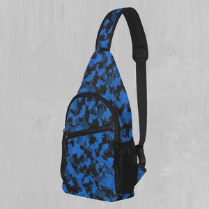 Oceania Blue Camo Sling Bag