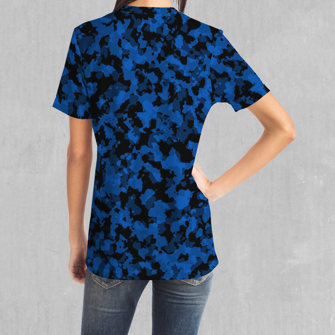 Oceania Blue Camo Tee