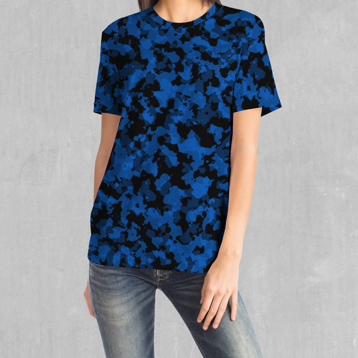 Oceania Blue Camo Tee