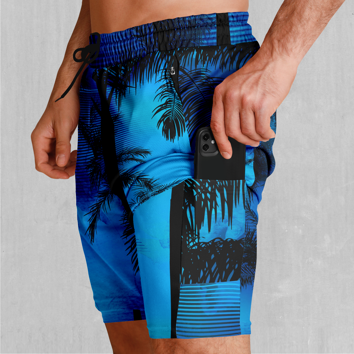 Oceania Coast Men's 2 in 1 Shorts