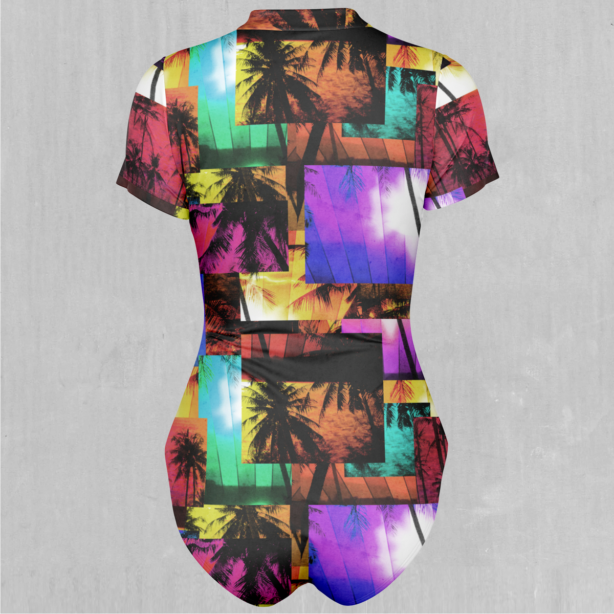 Paradise Collage Short Sleeve Bodysuit