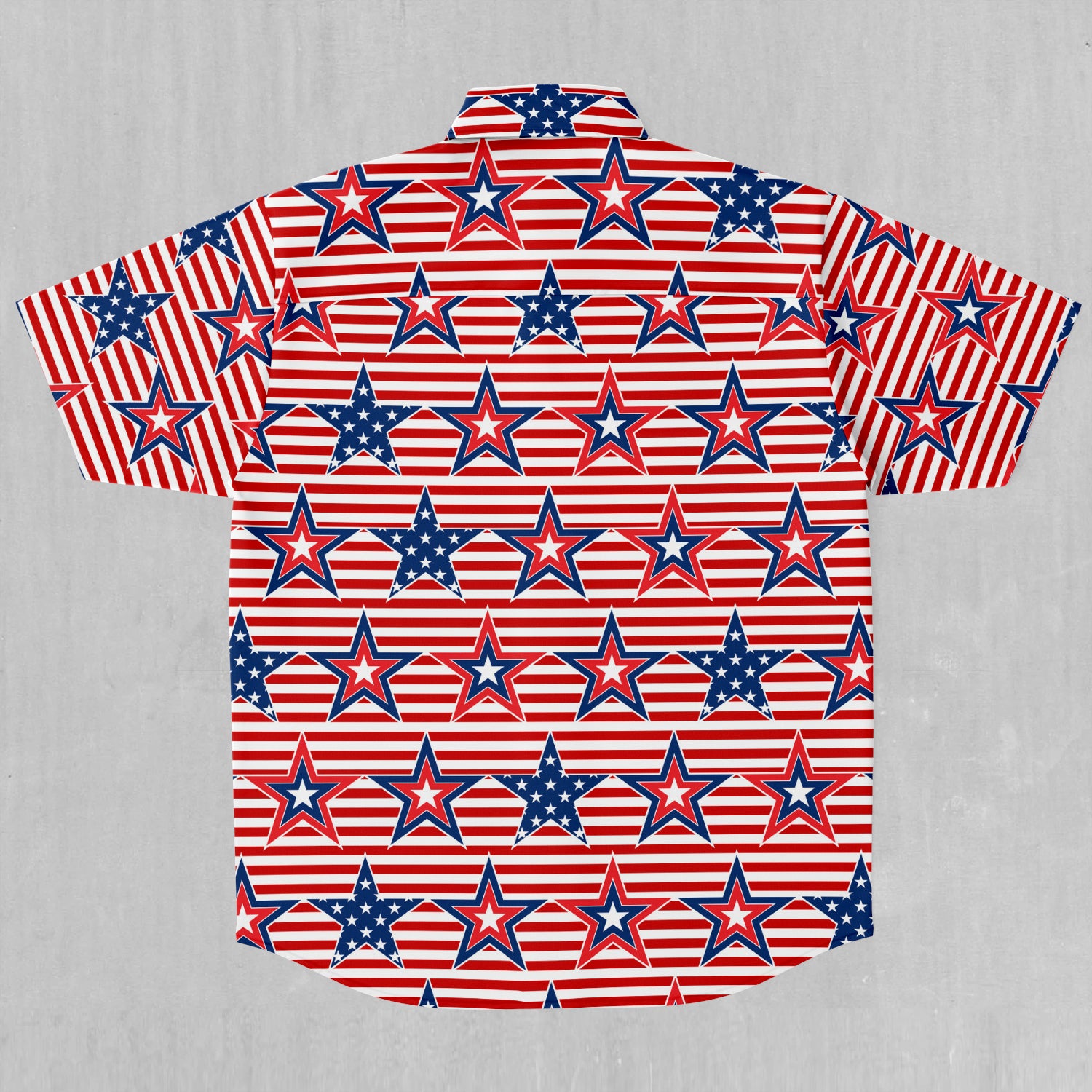 Patriotic Stars Button Down Shirt
