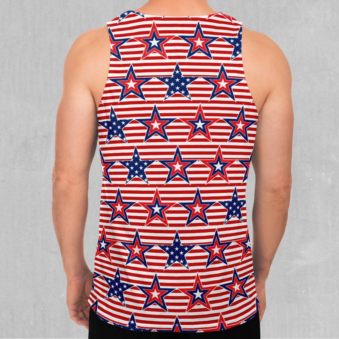 Patriotic Stars Men's Tank Top