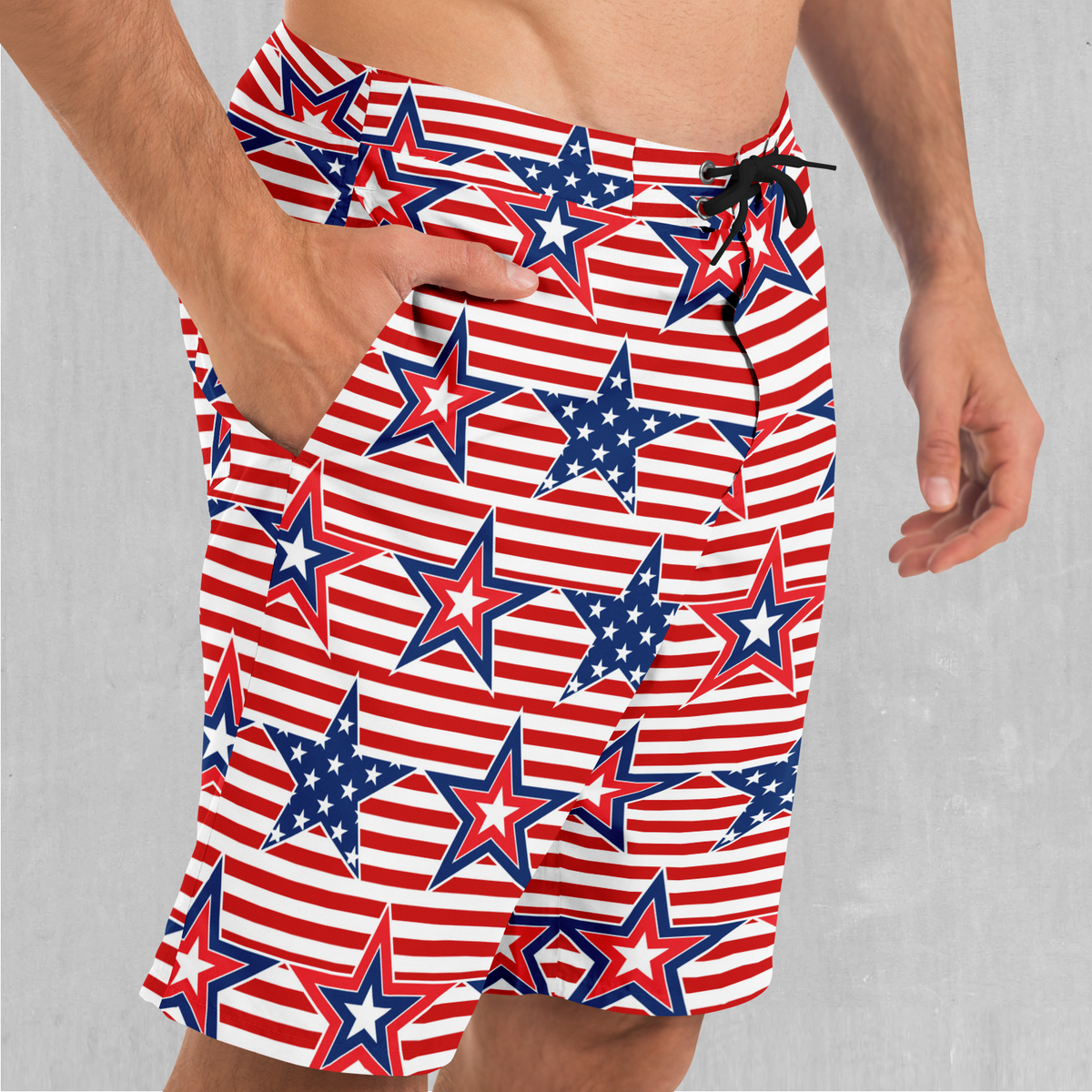 Patriotic Stars Board Shorts