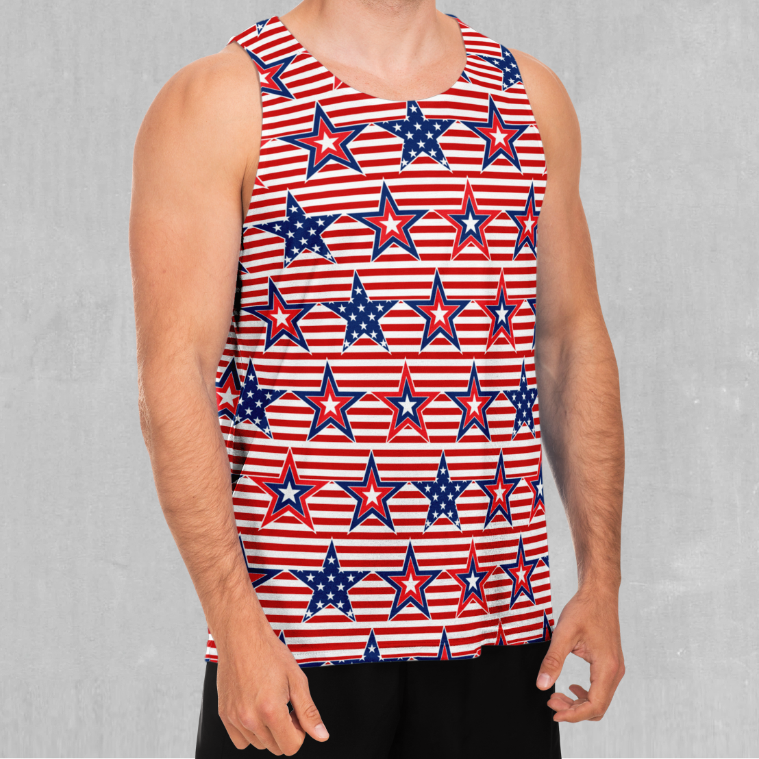 Patriotic Stars Men's Tank Top