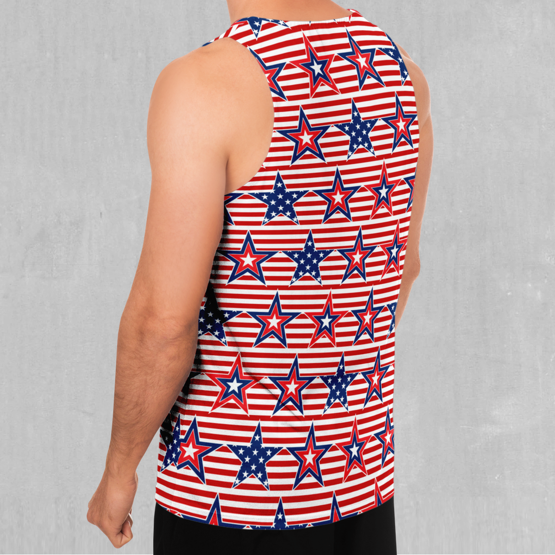 Patriotic Stars Men's Tank Top