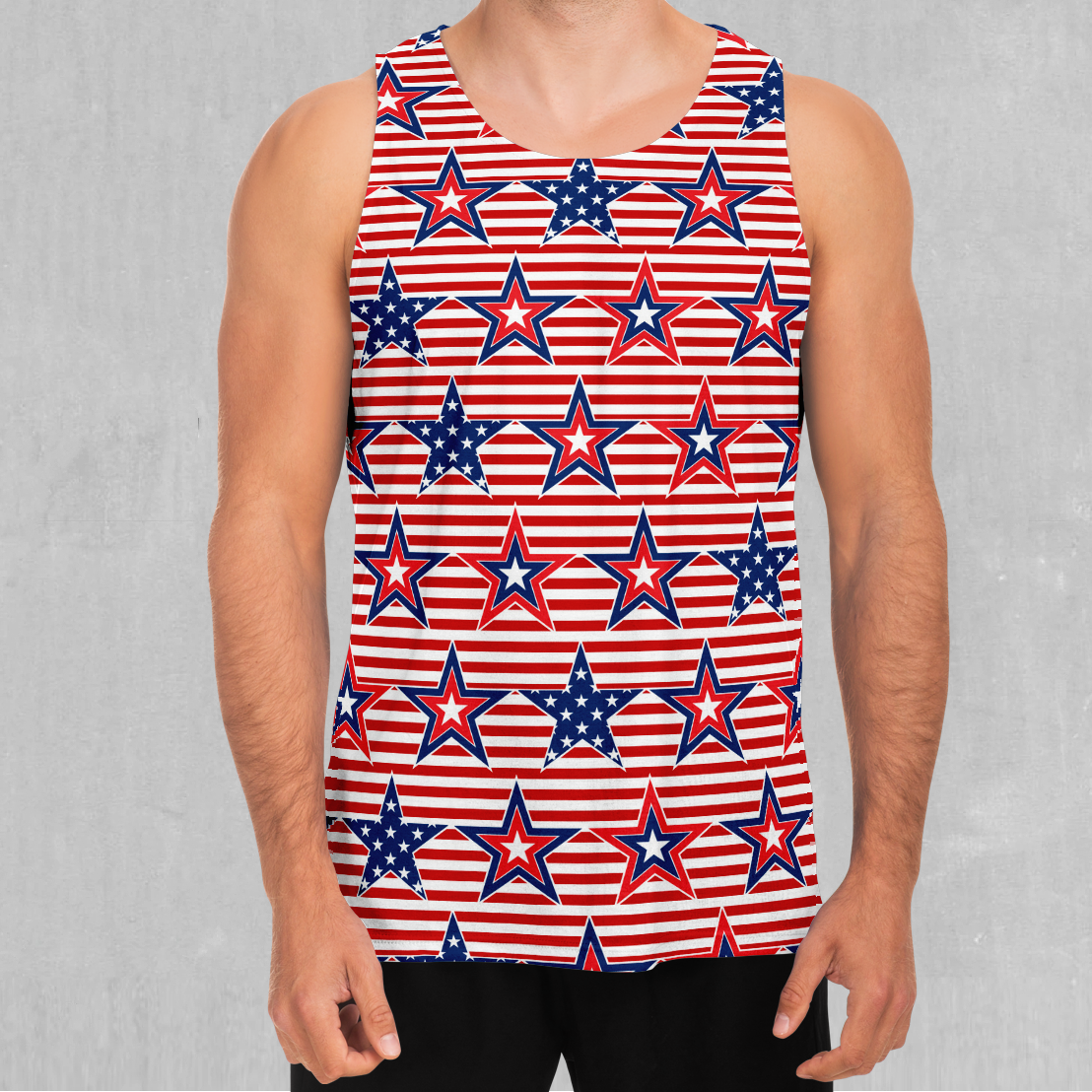 Patriotic Stars Men's Tank Top