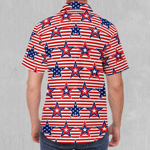 Patriotic Stars Button Down Shirt