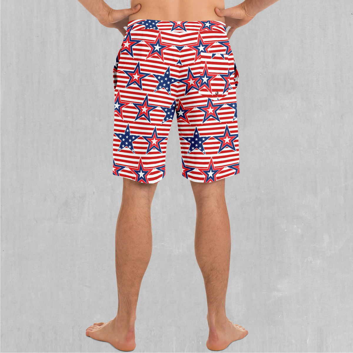 Patriotic Stars Board Shorts