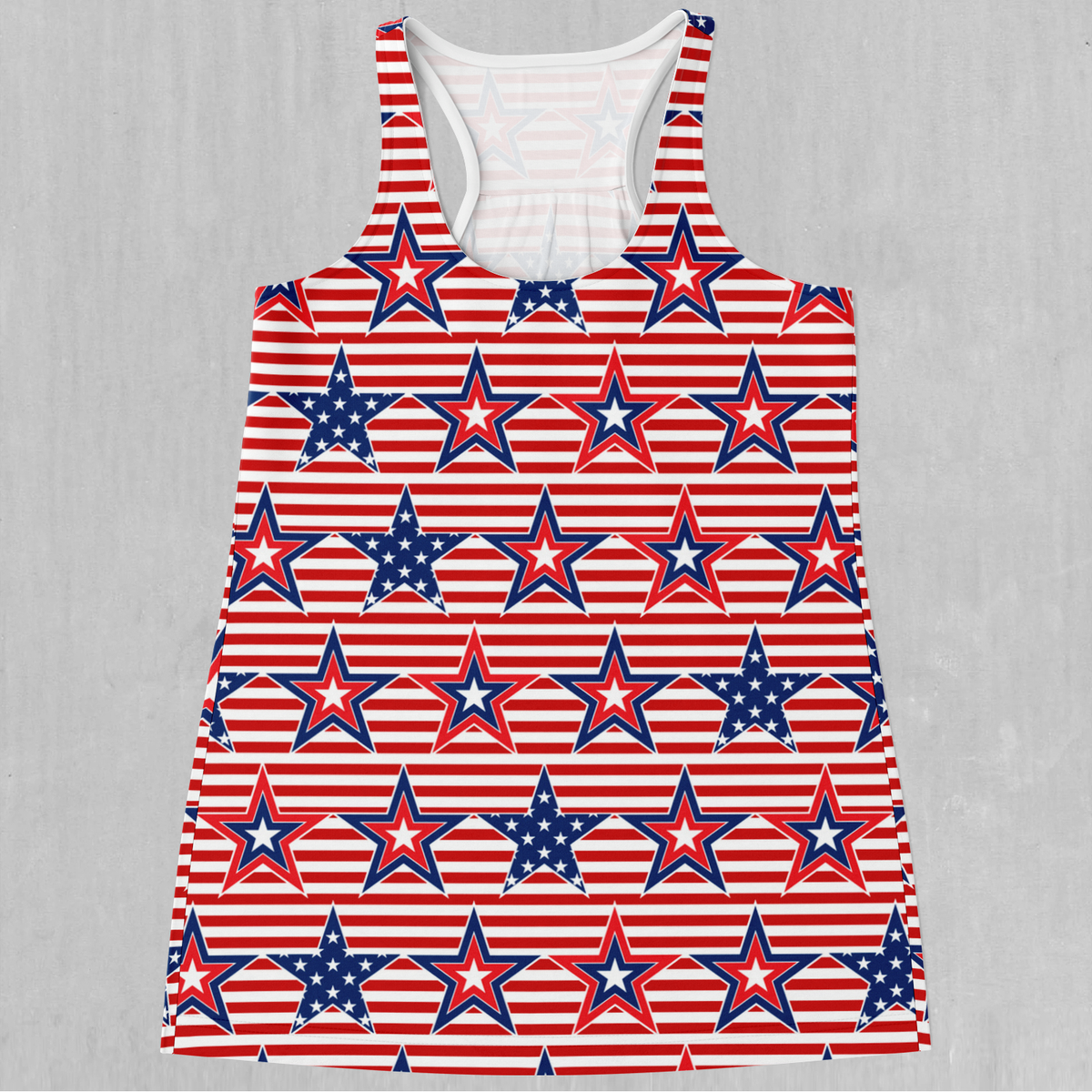 Patriotic Stars Women's Tank Top