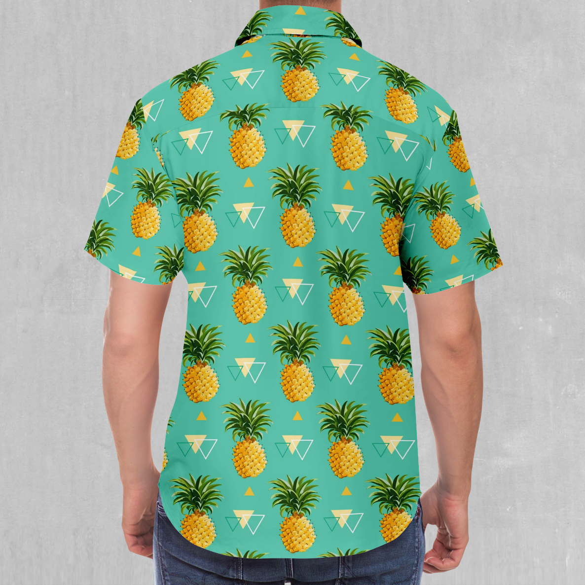Pineapples Button Down Shirt Festival Button Down Shirts