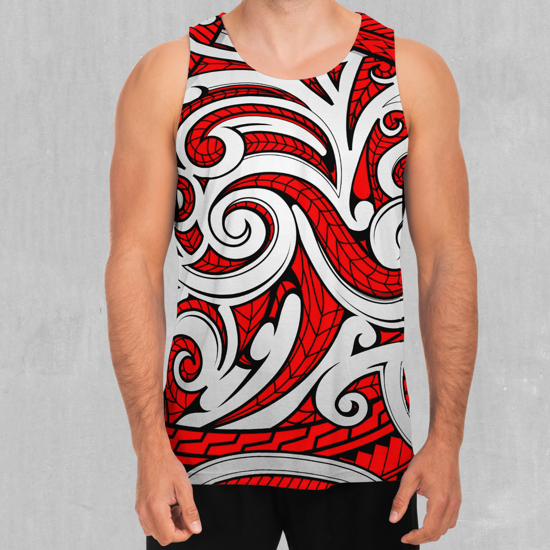Polynesian Warrior Men's Tank Top - Azimuth Clothing