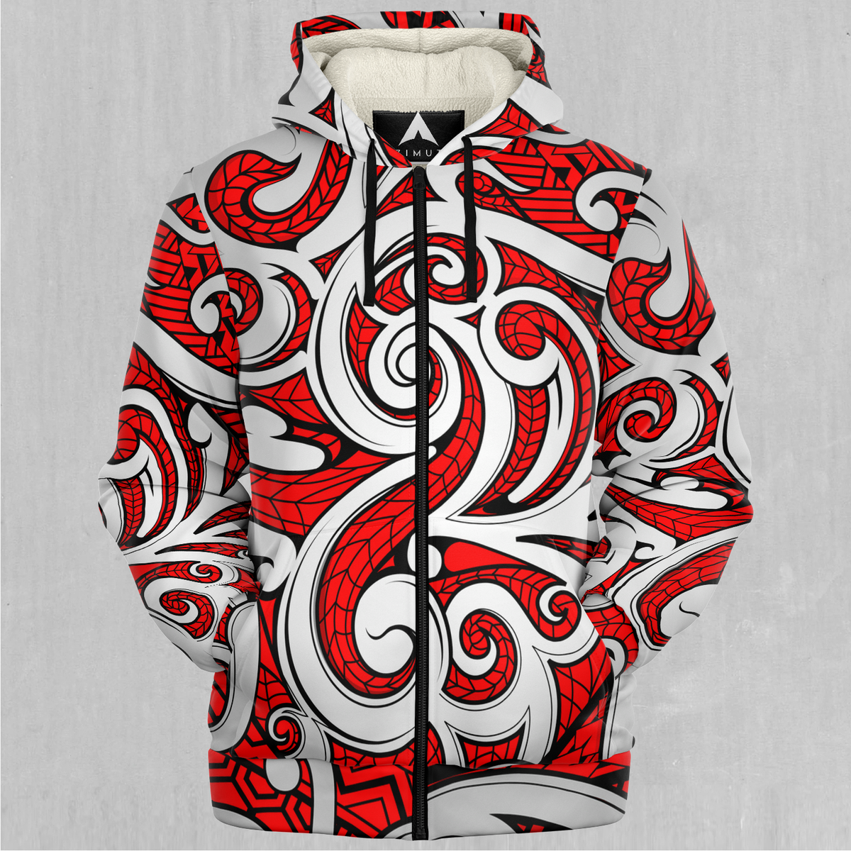 Polynesian Warrior Sherpa Hoodie