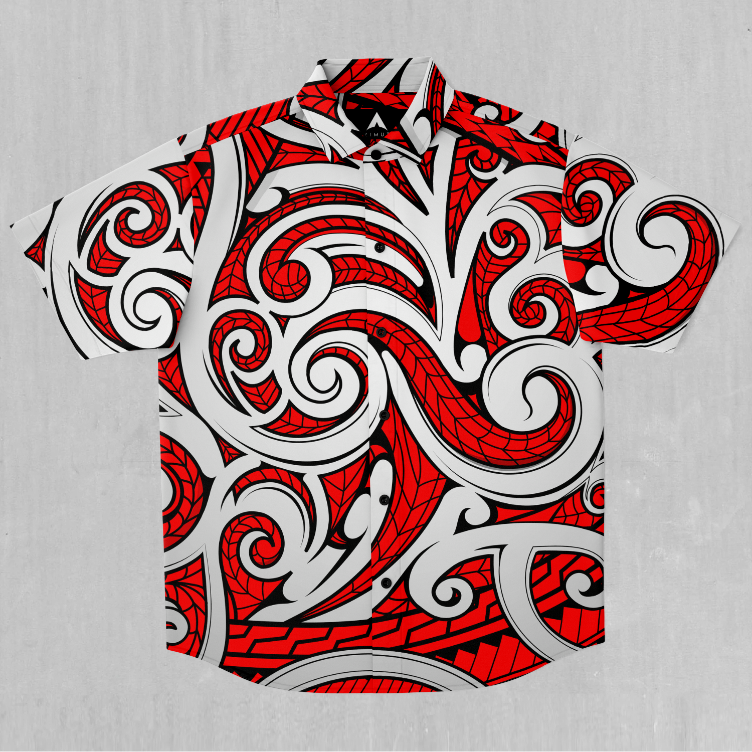 Polynesian Warrior Button Down Shirt