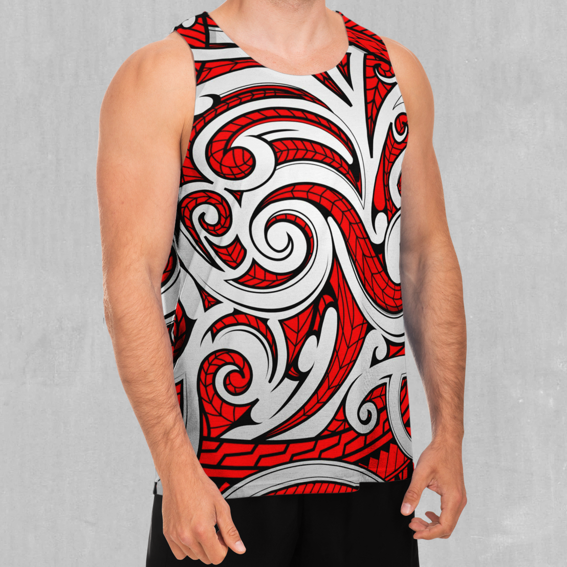 Polynesian Warrior Men's Tank Top - Azimuth Clothing