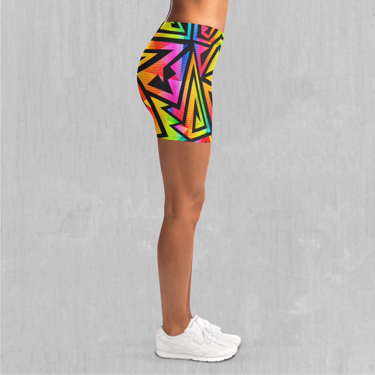 Prismatic Spectrum Yoga Shorts