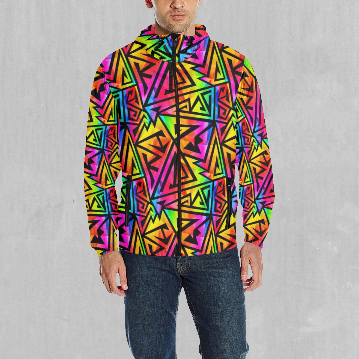 Prismatic Spectrum Windbreaker