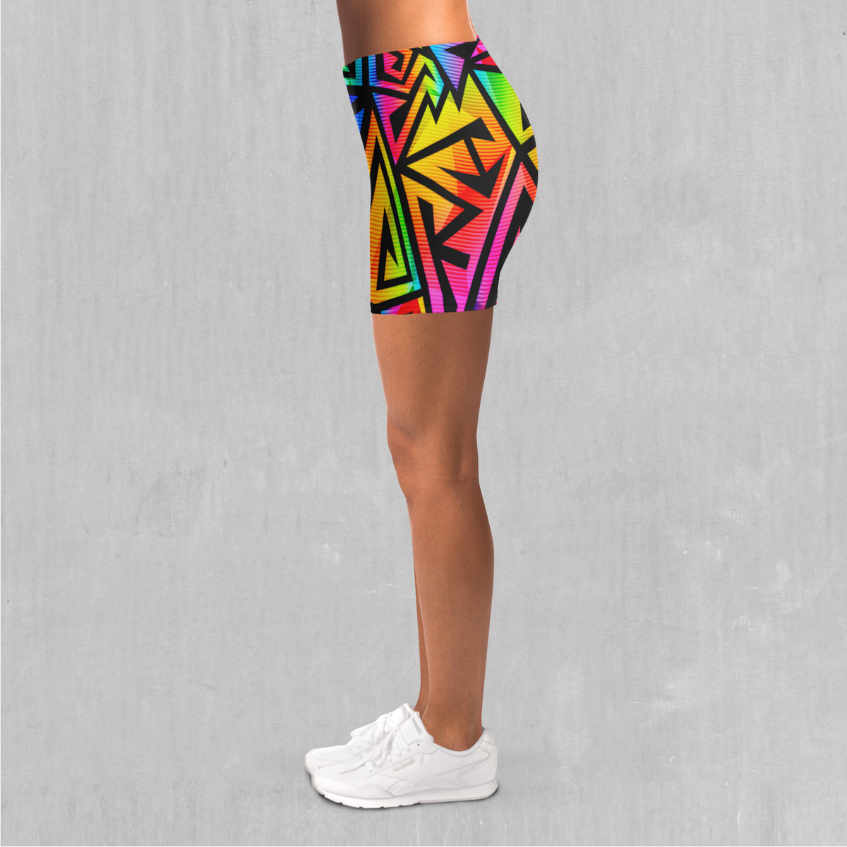 Prismatic Spectrum Yoga Shorts