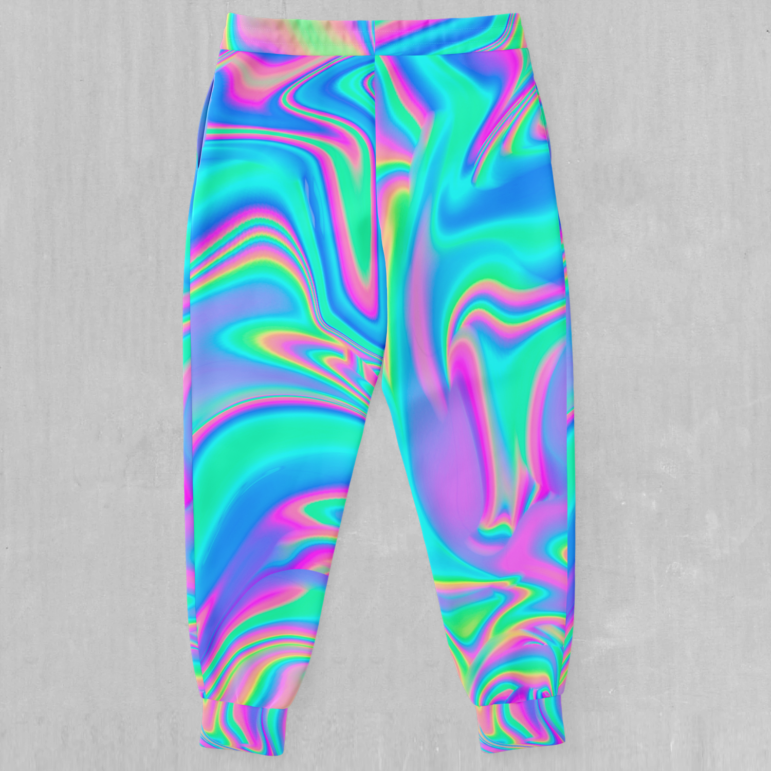 Holographic top jogger pants