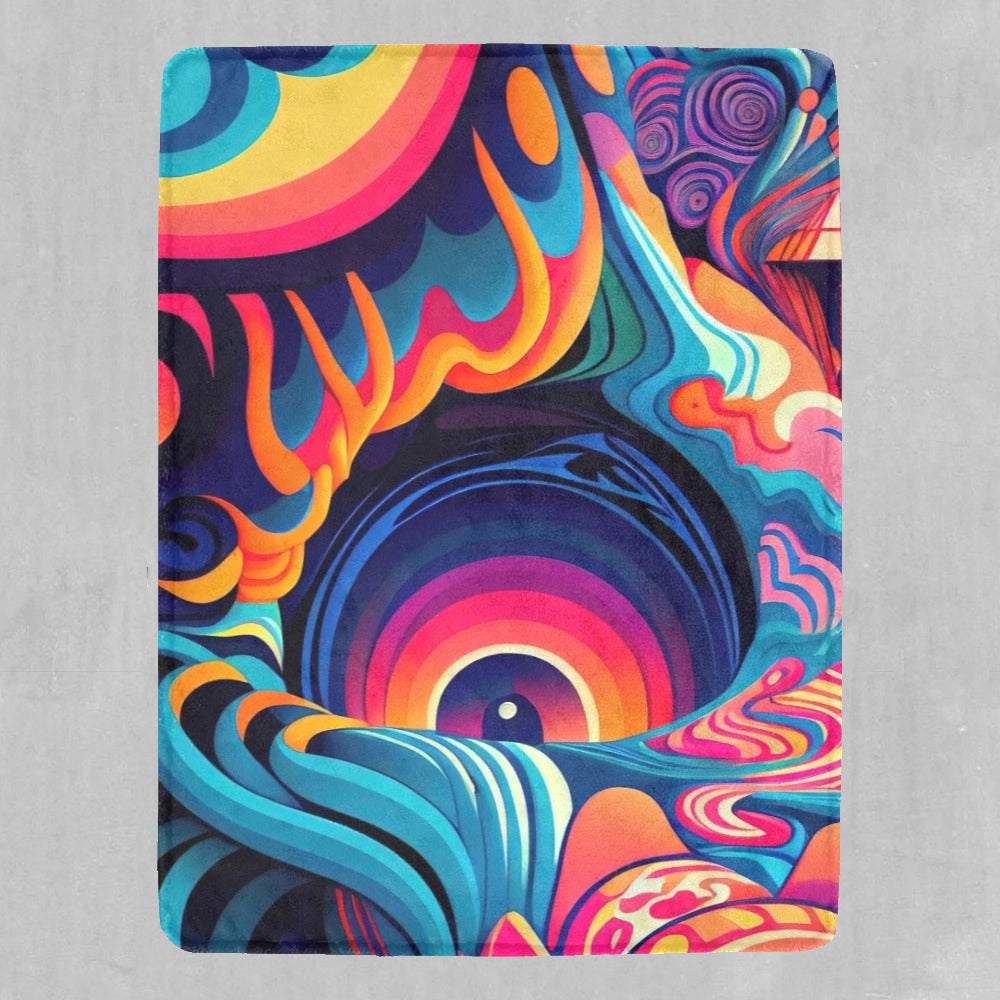 Psychedelic Vortex Blanket