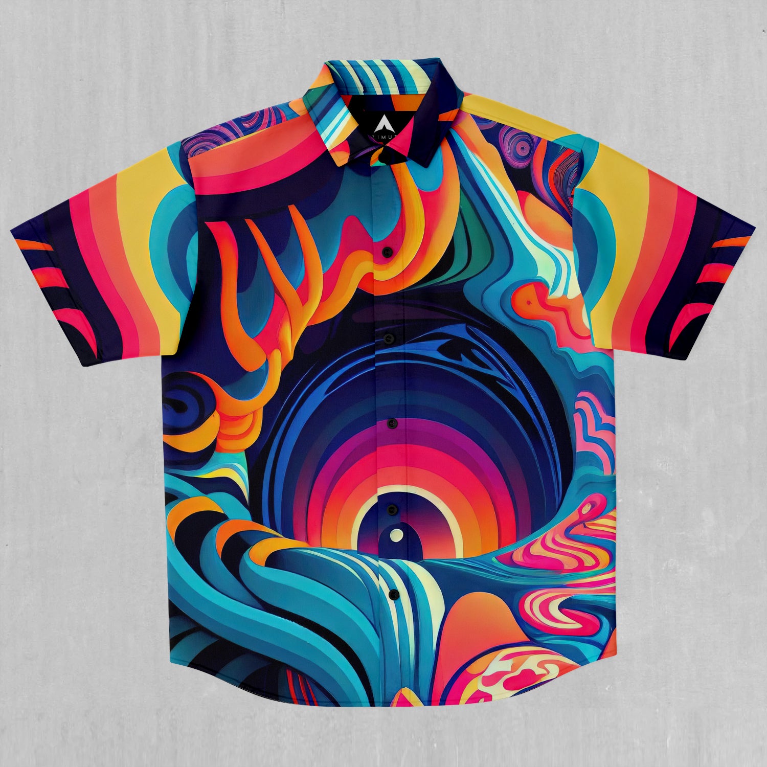 Psychedelic Vortex Button Down Shirt