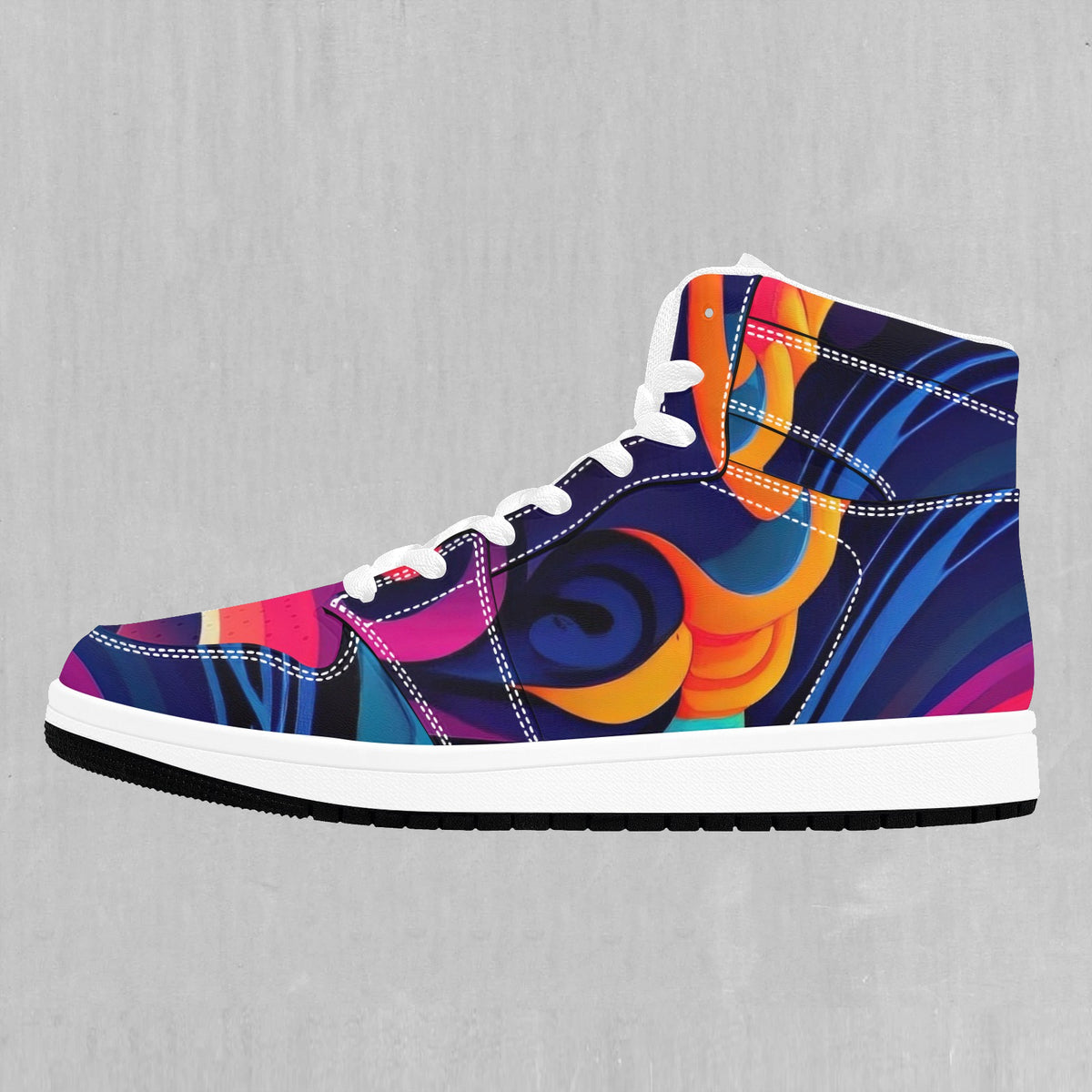 Psychedelic Vortex High Top Sneakers