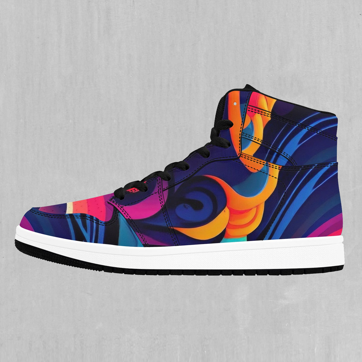 Psychedelic Vortex High Top Sneakers