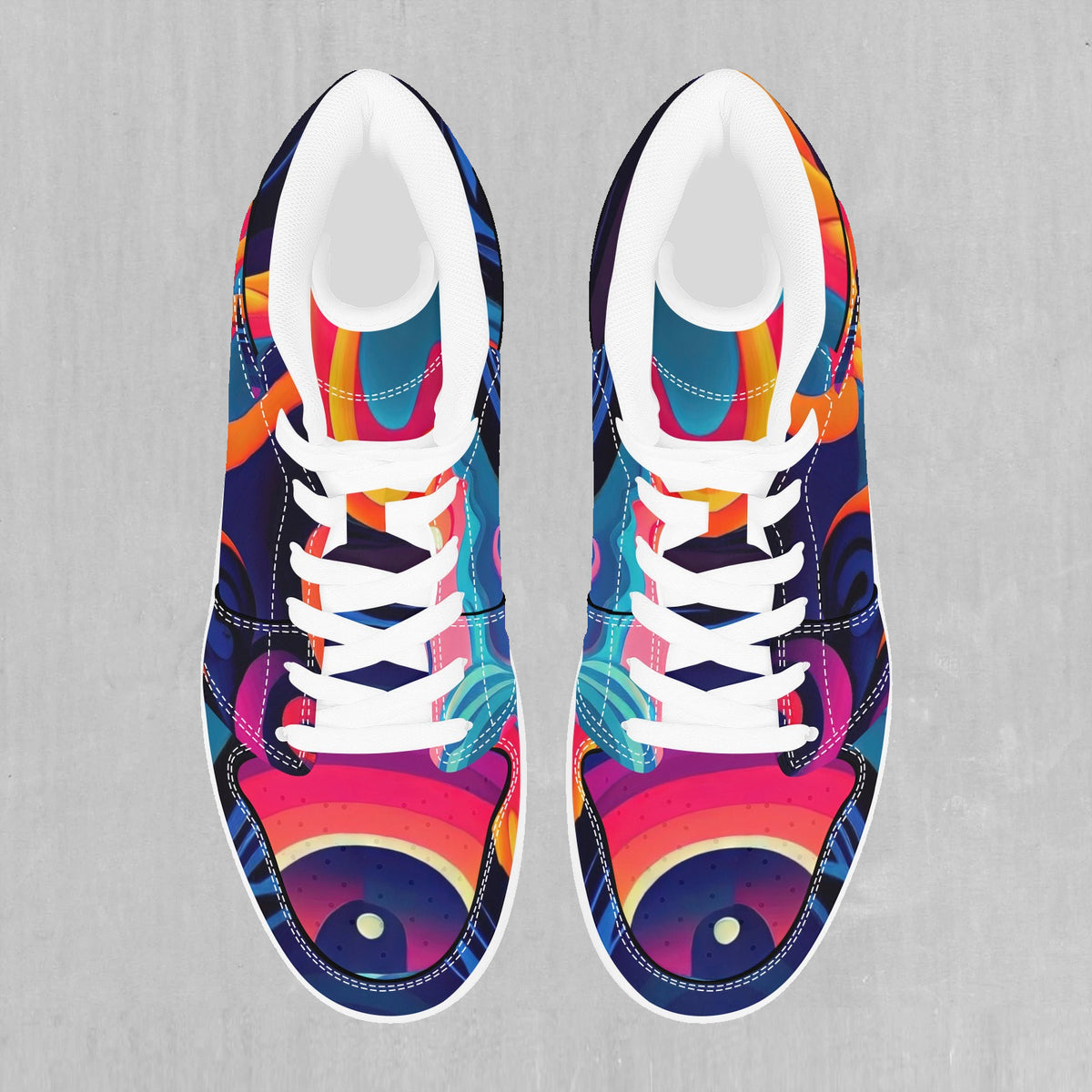 Psychedelic Vortex High Top Sneakers