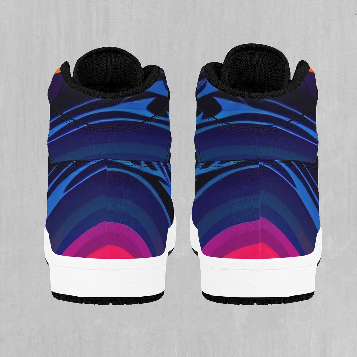 Psychedelic Vortex High Top Sneakers