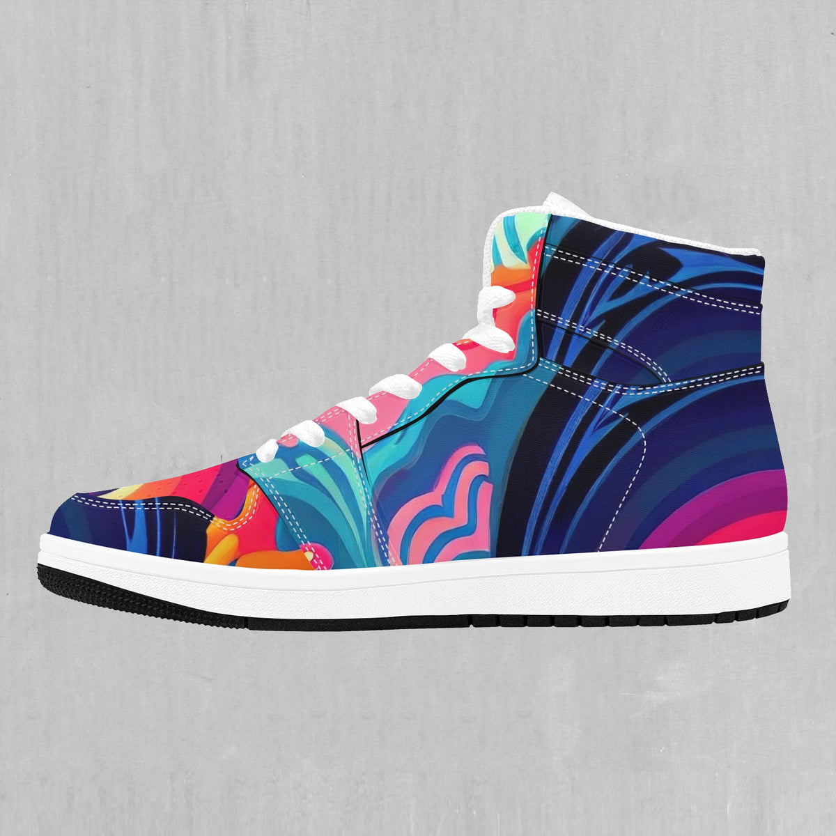 Psychedelic Vortex High Top Sneakers
