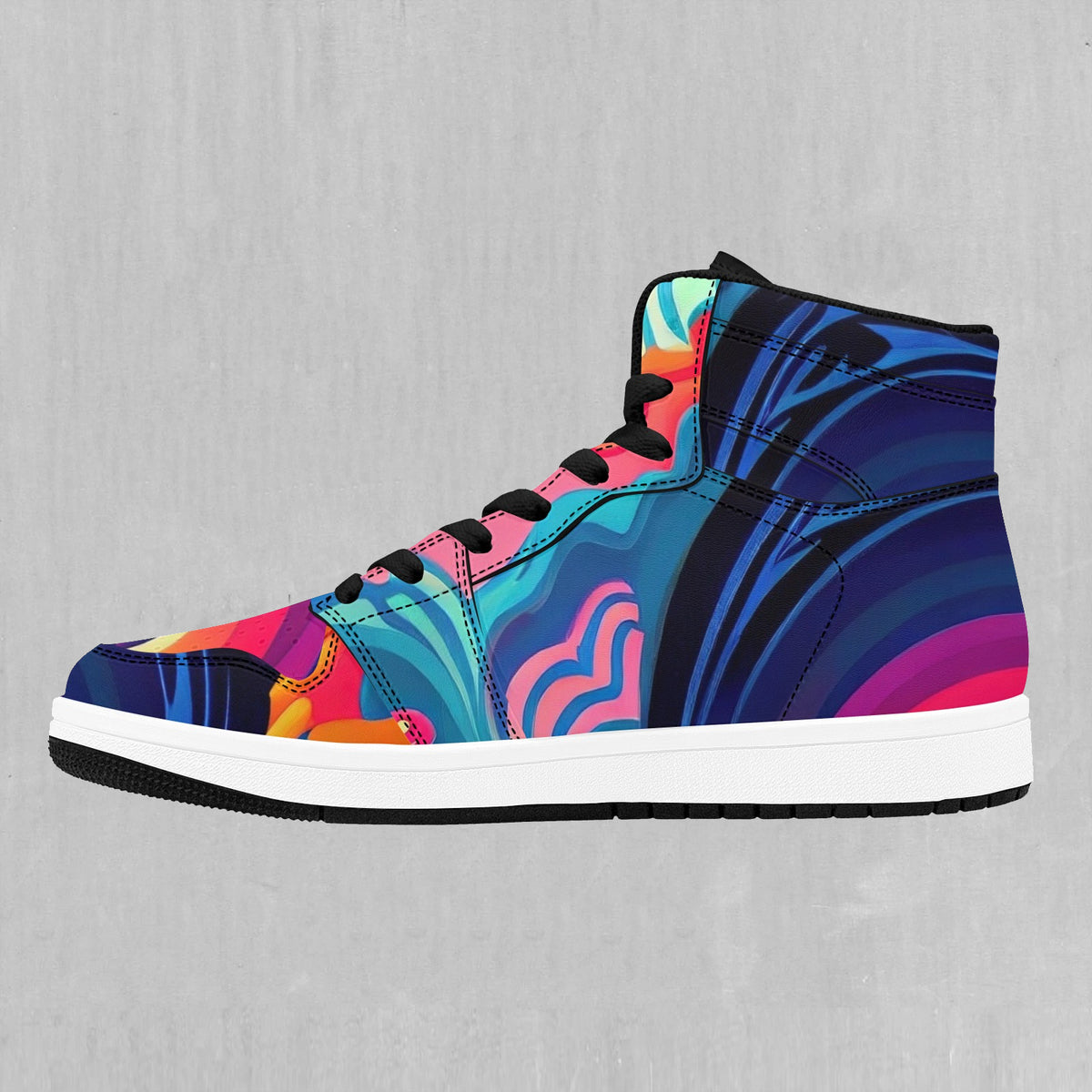 Psychedelic Vortex High Top Sneakers
