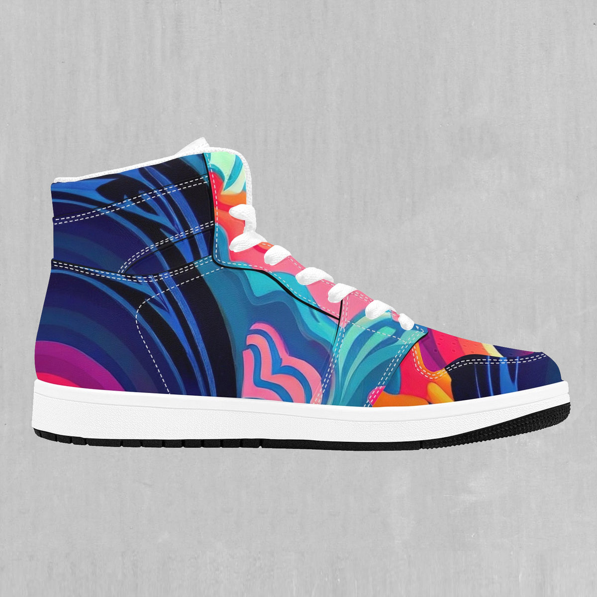 Psychedelic Vortex High Top Sneakers