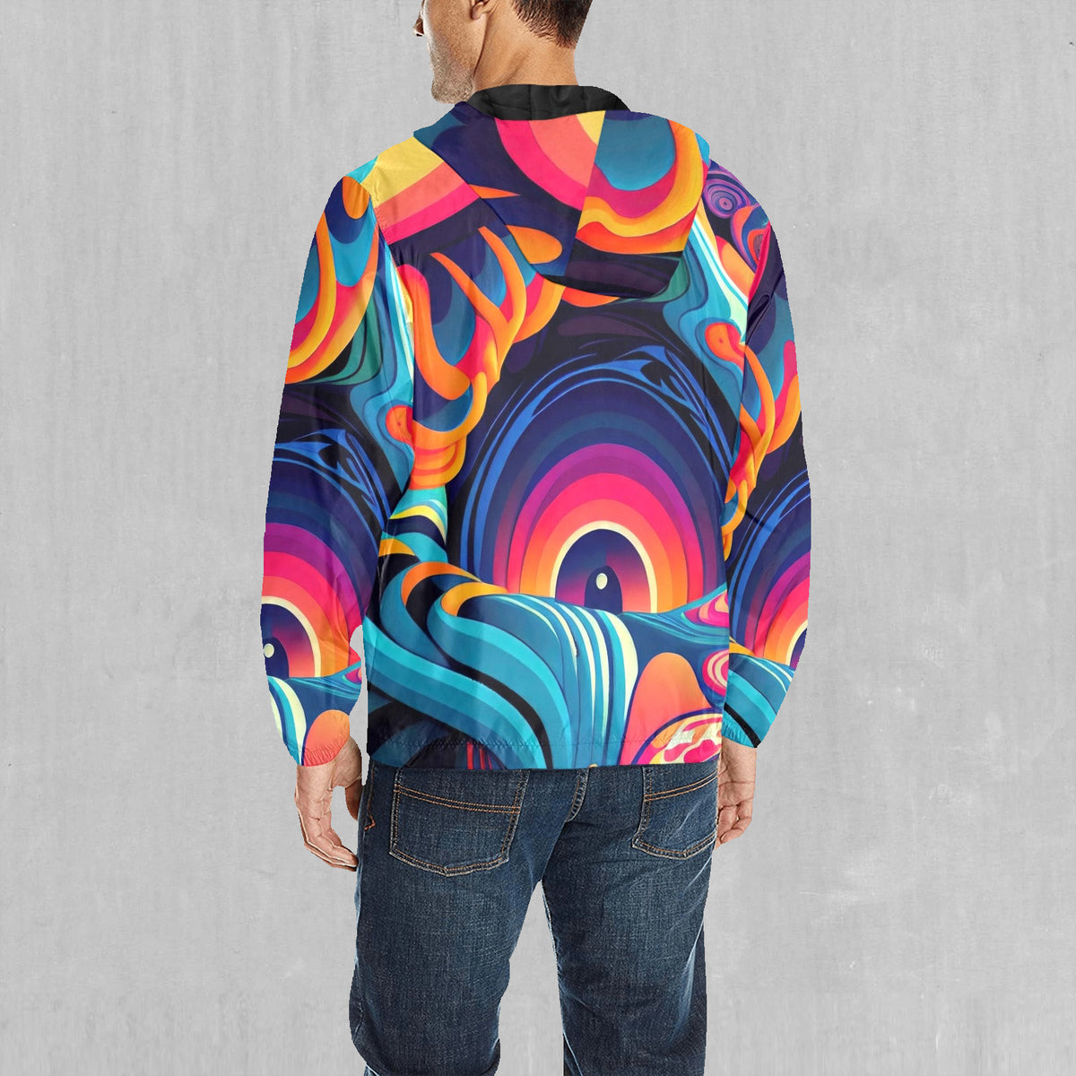 Psychedelic Vortex Windbreaker