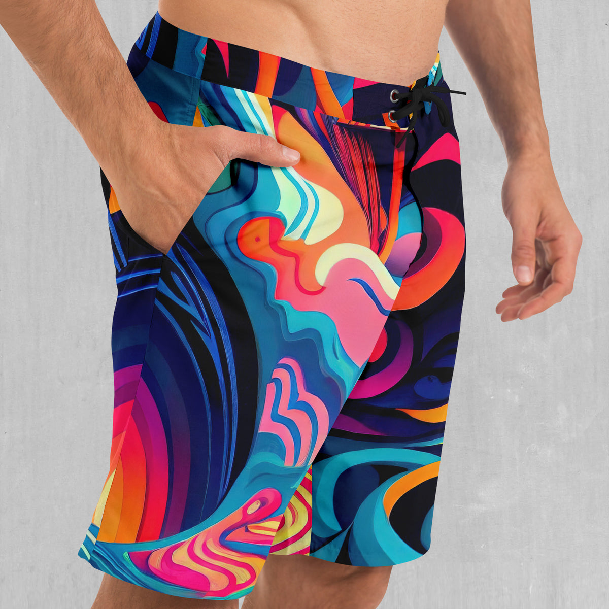 Psychedelic Vortex Board Shorts