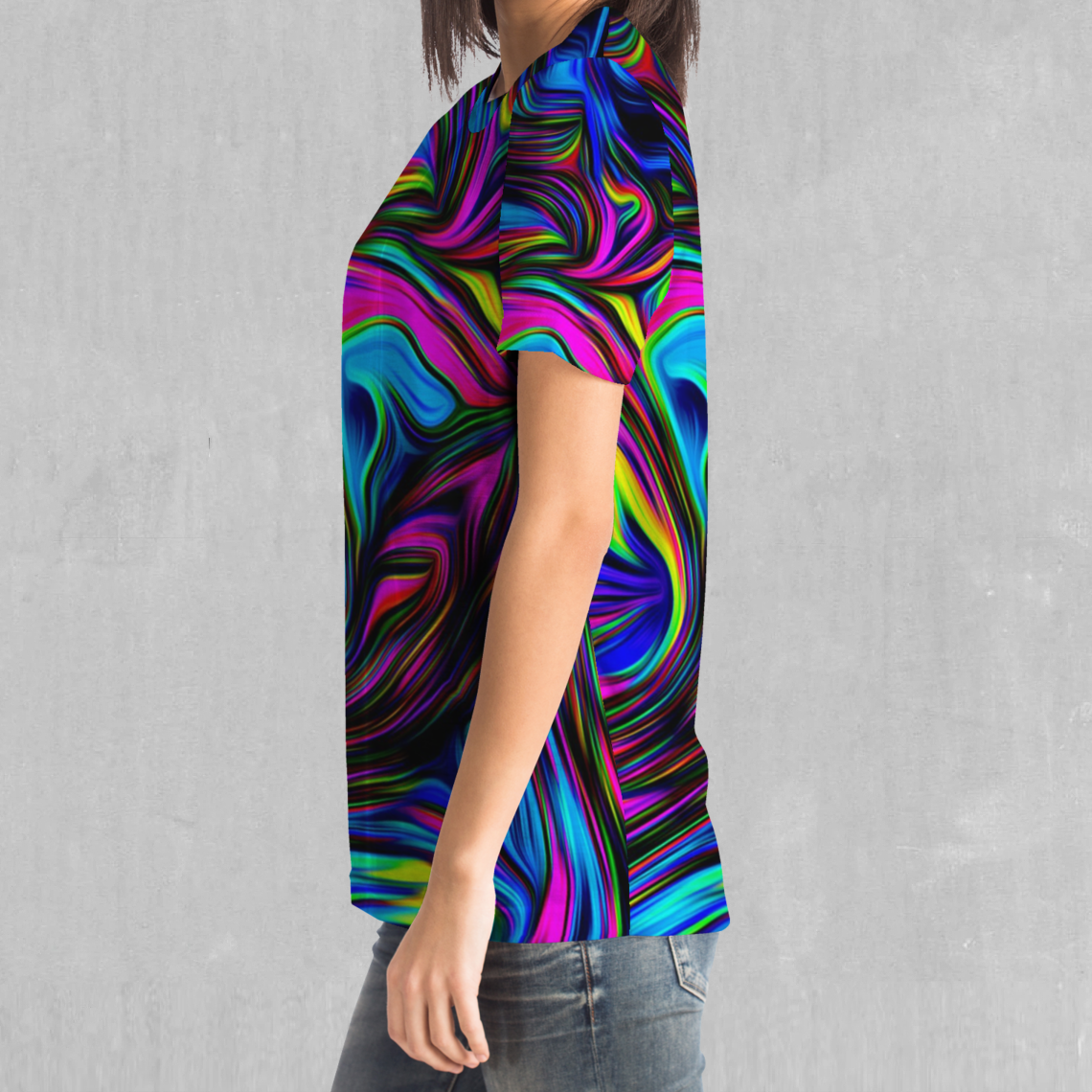 Psychedelic Waves Tee - Azimuth Clothing