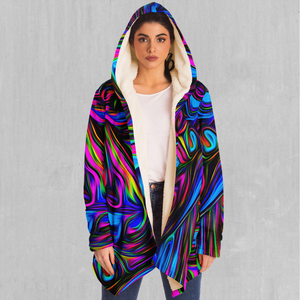 Psychedelic Waves Cloak - Azimuth Clothing