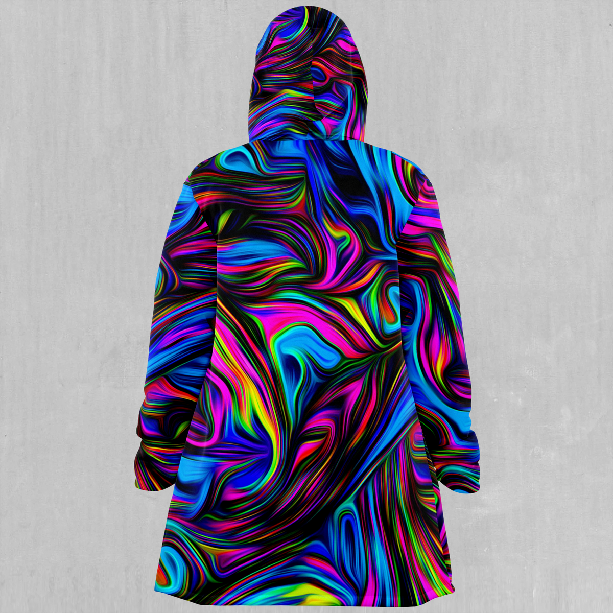 Psychedelic Waves Cloak - Azimuth Clothing