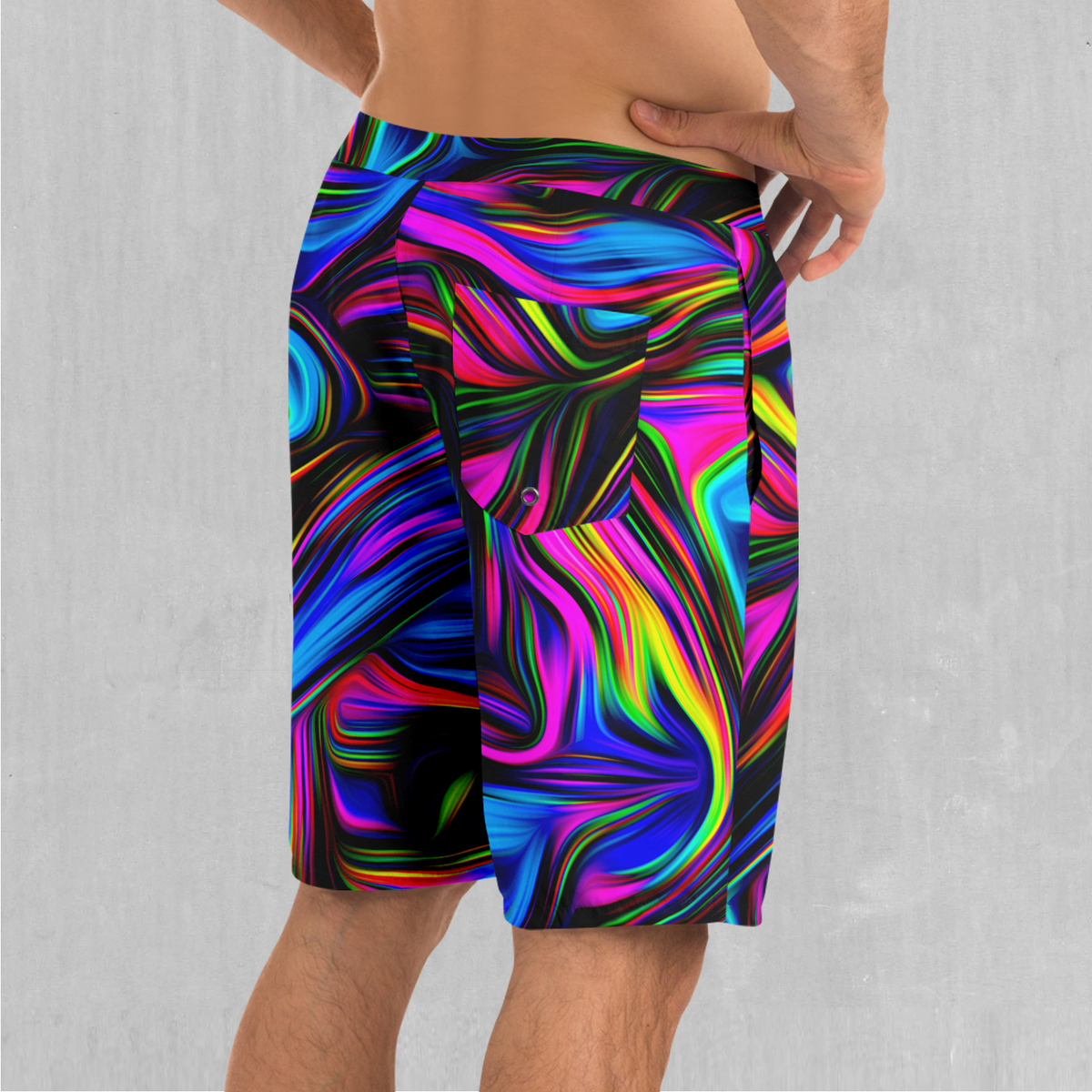 Psychedelic Waves Board Shorts