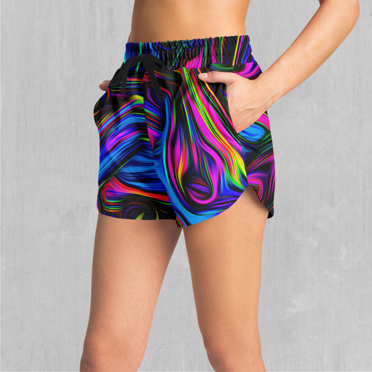 Psychedelic Waves Women's Shorts
