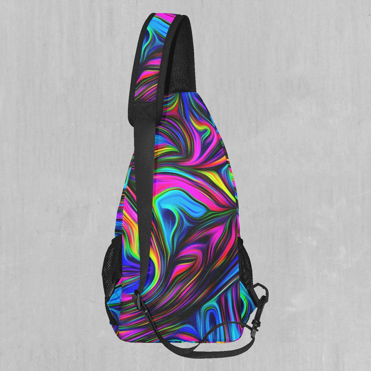 Psychedelic Waves Sling Bag