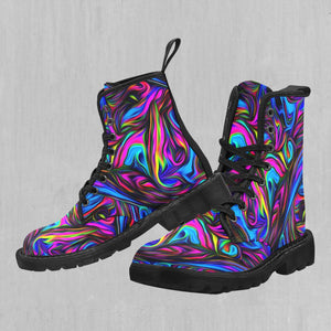 Psychedelic Waves Women's Boots