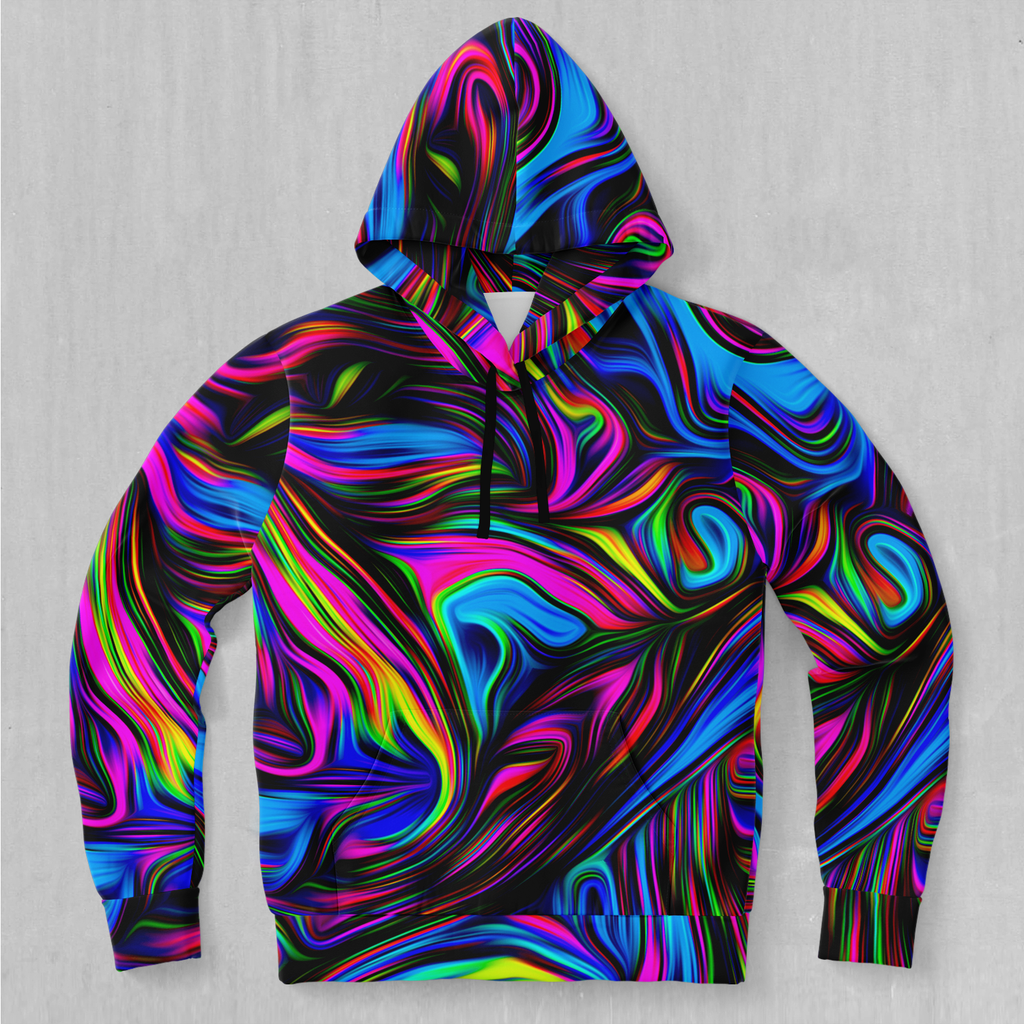 Store Fractal Clothing / Tie Dye Hoodie / Trippy Hoodie / Psychedelic Sweatshirt / Festival Clothing / Rave Clothing || MARTIAN Unisex Hoodie ||