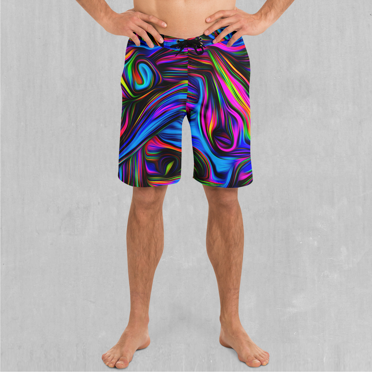 Psychedelic Waves Board Shorts