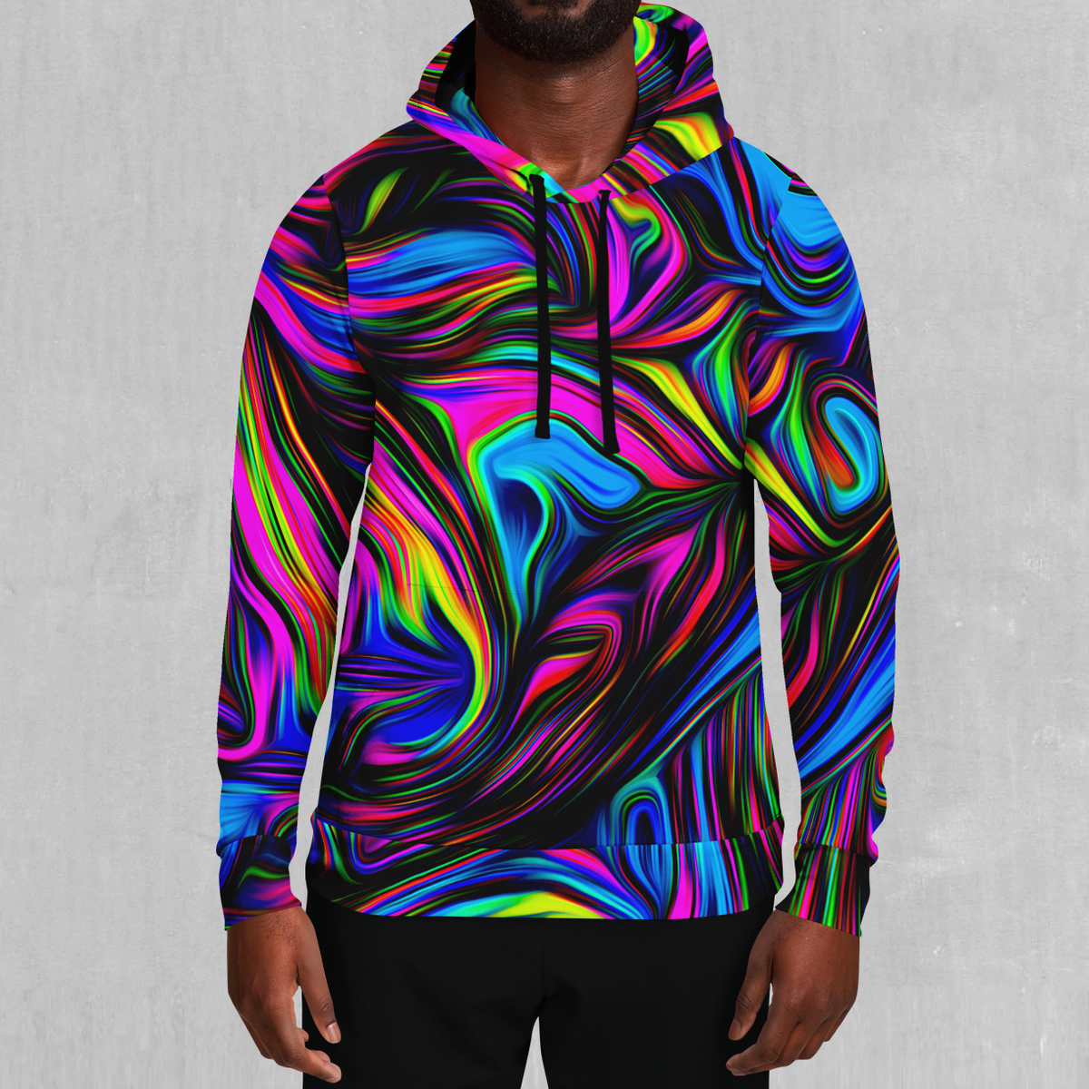 Psychedelic Waves Hoodie - Azimuth Clothing