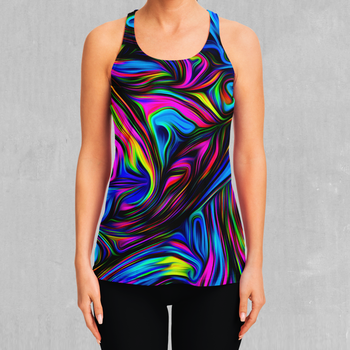 Psychedelic Waves Women's Tank Top